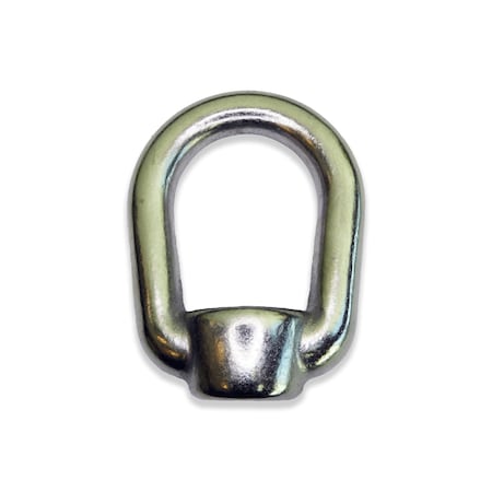 AZTEC LIFTING HARDWARE Round Eye Nut, 3/8"-16 Thread Size, 5/16 in Thread Lg, 316 Stainless Steel, Polished SENH38-316